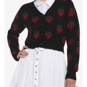 Strawberry cardigan size medium